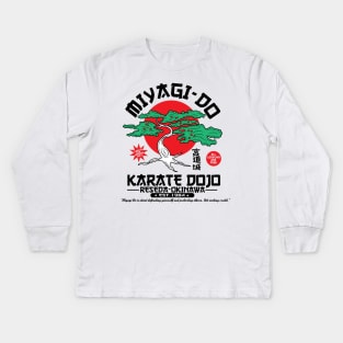 Miyagi do karate dojo Kids Long Sleeve T-Shirt